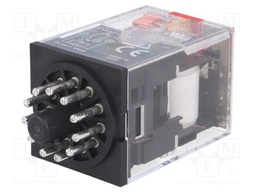 Relay: electromagnetic; 3PDT; Ucoil: 230VAC; 10A/250VAC; 10A/30VDC