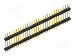 Connector: pin strips; pin header; male; PIN: 36; 2.54mm; THT; 1x36