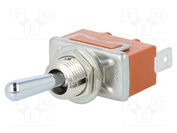 Switch: toggle; Pos: 2; SPDT; ON-(ON); 15A/250VAC; 15A/30VDC