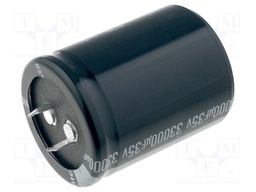 Capacitor: electrolytic; SNAP-IN; 33000uF; 35VDC; Ø35x45mm; ±20%
