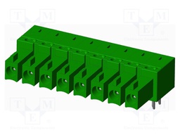 Connector: pluggable terminal block; socket; female; angled 90°