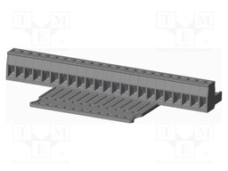 Connector: pluggable terminal block; plug; female; straight; grey