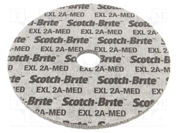 Wheel; fleece; Dim: Ø150x6mm; Mount.hole diam: 22mm