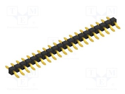Connector: pin strips; pin header; male; PIN: 20; 2.54mm; SMT; 1x20