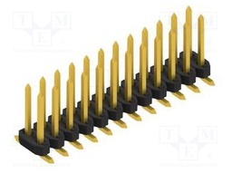 Connector: pin strips; pin header; male; PIN: 24; 2mm; SMT; 2x12
