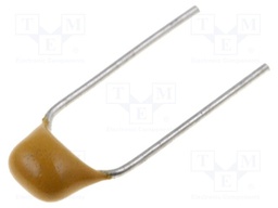 Capacitor: ceramic; MLCC,monolithic; 470nF; 50V; Z5U; ±20%; THT; 5mm