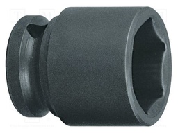 Socket; 6-angles,socket spanner,impact; 9/16"; 38mm; steel