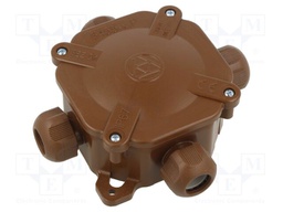 Enclosure: junction box; X: 125mm; Y: 45mm; Z: 125mm; wall mount