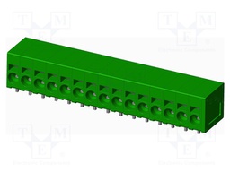 Connector: PCB terminal block; terminal; Plating: tinned; on PCBs