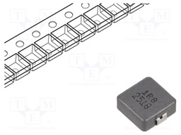 Inductor: wire; SMD; 1.8uH; ±20%; 11x10x3.8mm