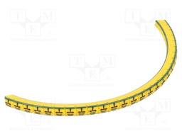 Markers for cables and wires; Label symbol: ground; 1.3÷3mm; PVC