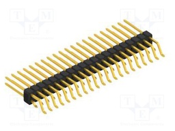 Connector: pin strips; pin header; male; PIN: 42; 2.54mm; SMT; 2x21
