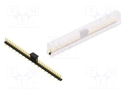 Connector: pin strips; pin header; male; PIN: 35; 2.54mm; SMT; 1x35