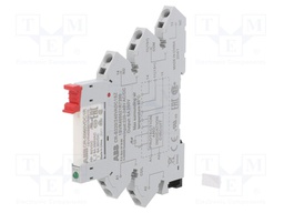Relay: interface; SPDT; Ucoil: 230VDC; Ucoil: 230VAC; Mounting: DIN