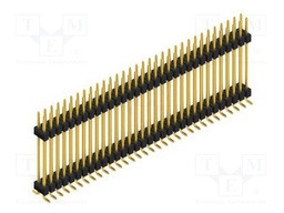 Connector: pin strips; pin header; male; PIN: 64; 2.54mm; SMT; 2x32