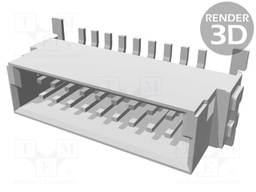 Connector: PCB to PCB; male; PIN: 18; 1.27mm; Series: har-flex; 2.3A