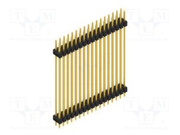 Connector: pin strips; pin header; male; PIN: 34; 2.54mm; THT; 2x17