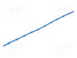 COB LED tape; blue; LED/m: 320; 8mm; IP20; 180°; 8W/m; Thk: 2.2mm