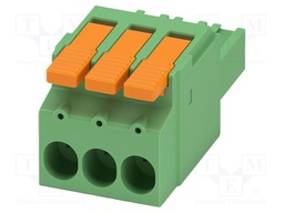 PCB connector, nominal cross section: 6 mm?, color: green, n