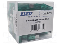 Fuse: fuse; 30A; 32VDC; automotive; 19.09mm; 19.09x5.12x18.87mm