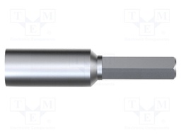 Screwdriver bit; hex socket; Socket: HEX 3,5mm; Overall len: 30mm