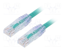 Patch cord; TX6™ PLUS,U/UTP; 6; stranded; Cu; LSZH; green; Len: 3m