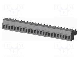 Connector: pluggable terminal block; plug; female; straight; grey