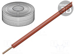 Wire; HookUp Wire; stranded; Cu; 14AWG; PA,PVC; red; 600V; 305m