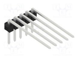 Connector: pin strips; pin header; male; PIN: 5; 2.54mm; THT; 1x5