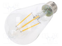 LED lamp; cool white; E27; 220/240VAC; 806lm; 7W; 300°; 2700(typ)K