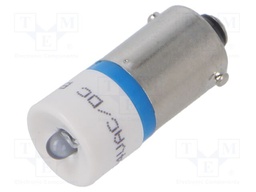 LED lamp; blue; BA9S; 24VDC; 24VAC; No.of diodes: 1