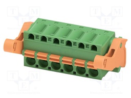 PCB connector, nominal cross section: 2.5 mm?, color: green,