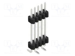Connector: pin strips; pin header; male; PIN: 5; 1.27mm; SMT; 1x5