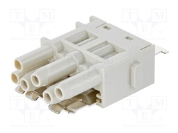 HEAVY DUTY MODULE, RCPT, 4+2 POS, 16A