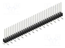 Connector: pin strips; pin header; male; PIN: 32; 1.27mm; SMT; 1x32