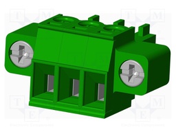 Connector: pluggable terminal block; plug; female; straight; 10A
