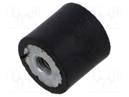 Vibration damper; rubber