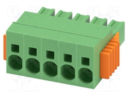 PCB connector, nominal cross section: 6 mm?, color: green, n