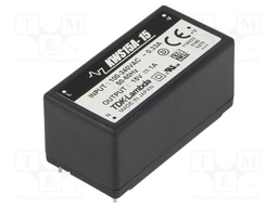 Converter: AC/DC; 15W; Uout: 15VDC; Iout: 1A; 82÷84%; Mounting: THT