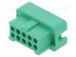 5+5 Pos. Female DIL Cable Housing for Latches