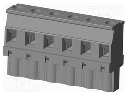 Connector: pluggable terminal block; plug; female; angled 90°