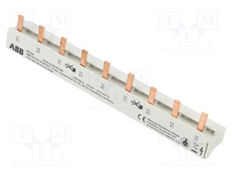 Busbar; 10mm2; Poles: 3; 690VAC; 690VDC; Inom: 63A; No.of mod: 3