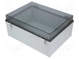 Enclosure: wall mounting; X: 300mm; Y: 400mm; Z: 180mm; CAB; grey