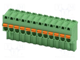PCB connector, nominal cross section: 2.5 mm?, color: green,
