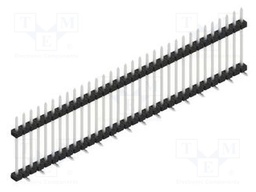 Connector: pin strips; pin header; male; PIN: 32; 2mm; SMT; 1x32