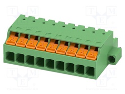 PCB connector, nominal cross section: 2.5 mm2, color: green,