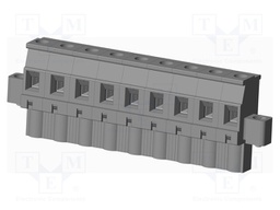 Connector: pluggable terminal block; plug; female; angled 90°