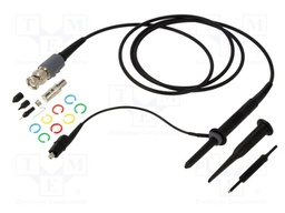 Probe: for oscilloscope; passive; 350MHz; 10: 1; In.imp: 10MΩ/13pF