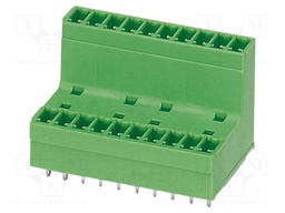 PCB headers, nominal cross section: 1.5 mm?, color: green, n