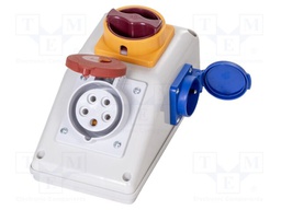 Electric switchboard; IP44; wall mount; Enclos.mat: ABS